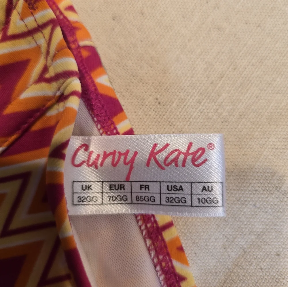 Curvy Kate Shockwave Halter Bikini Top 32GG NWT - Picture 4 of 4